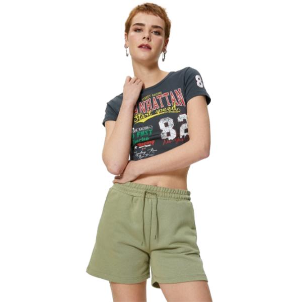 Pantaloni scurți pentru femei Koton 4SAL40005IK XS/ Khaki photo 1
