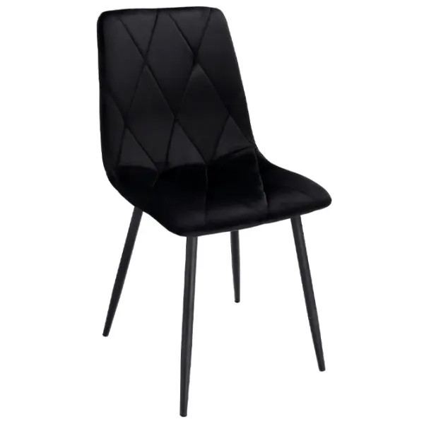 Scaun de bucătărie Jumi Piado SD-998698 Stofă/ Black photo 1