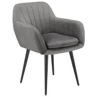 Scaun de bucătărie Halmar K429 Catifea/ Gray Black