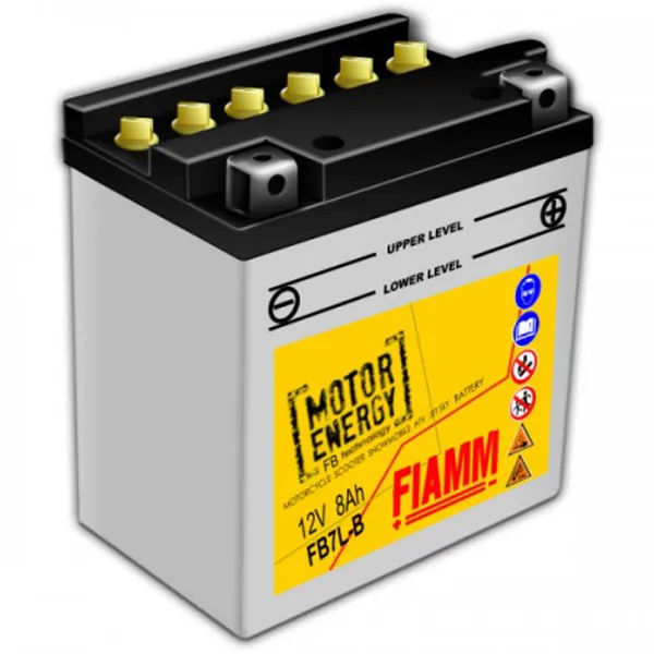 Acumulator moto Fiamm FB7L-B 8 Ah photo 1
