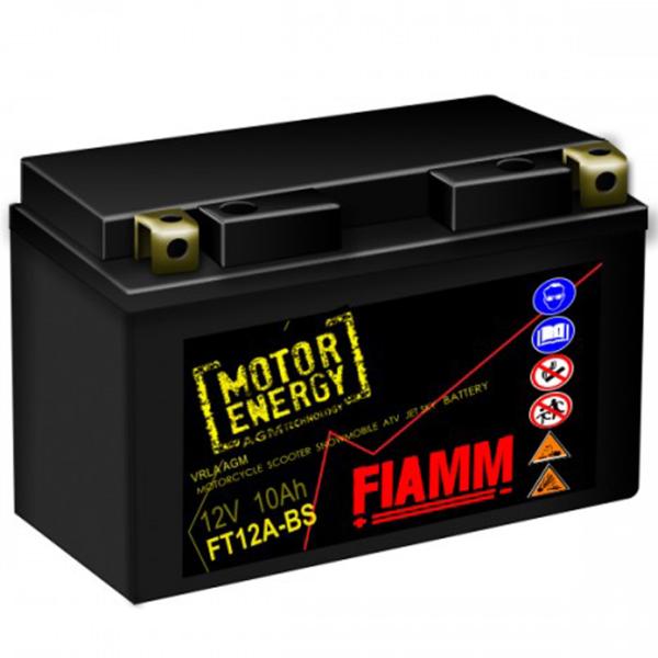 Аккумулятор для мотоцикла Fiamm FT12A-BS 120A/ 10 Ач photo 1