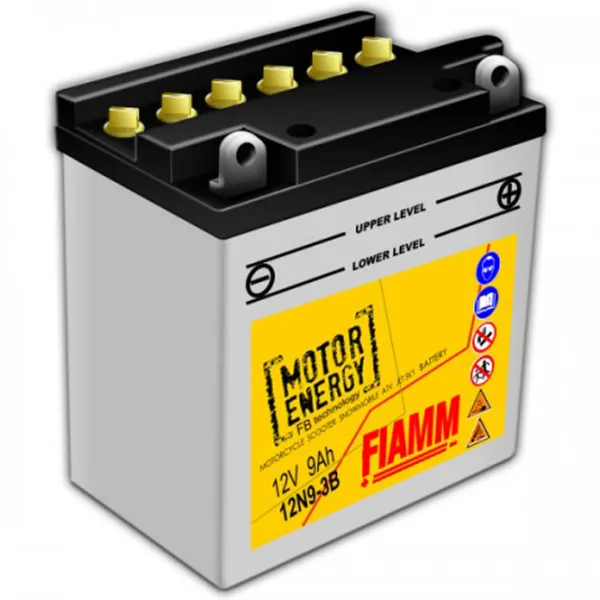 Аккумулятор для мотоцикла Fiamm 12N9-3B 9 Ач photo 1