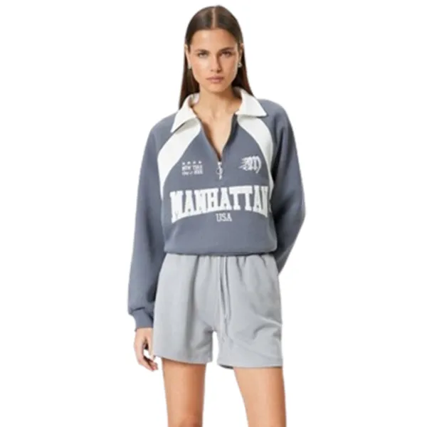 Pantaloni scurți pentru femei Koton 4SAL40005IK S/ Grey photo 1 Pantaloni scurți pentru femei Koton 4SAL40005IK S/ Grey photo 1