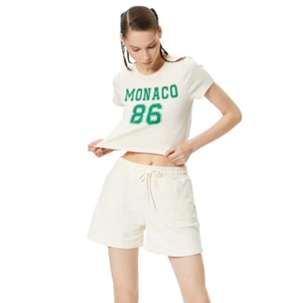 Шорты для женщин Koton 4SAL40005IK S/ Бежевый photo 1 Шорты для женщин Koton 4SAL40005IK S/ Бежевый photo 1