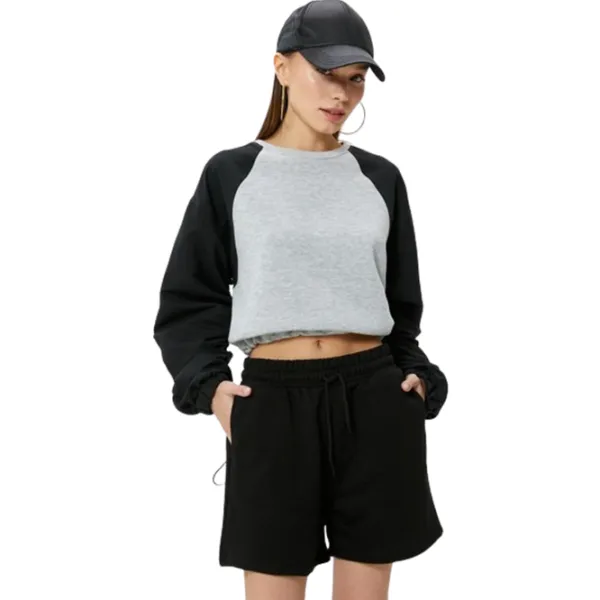 Pantaloni scurți pentru femei Koton 4SAL40005IK XL/ Black photo 1