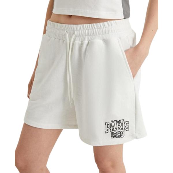 Pantaloni scurți pentru femei Koton 4SAL40009IK XL/ White photo 1 Pantaloni scurți pentru femei Koton 4SAL40009IK XL/ White photo 1