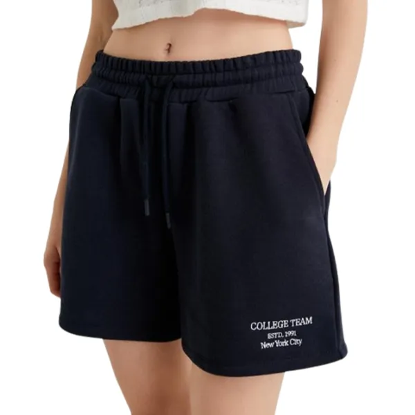 Pantaloni scurți pentru femei Koton 4SAL40008IK XL/ Navy photo 1 Pantaloni scurți pentru femei Koton 4SAL40008IK XL/ Navy photo 1