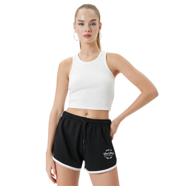 Pantaloni scurți pentru femei Koton 4SAL40012IK S/ Black photo 1