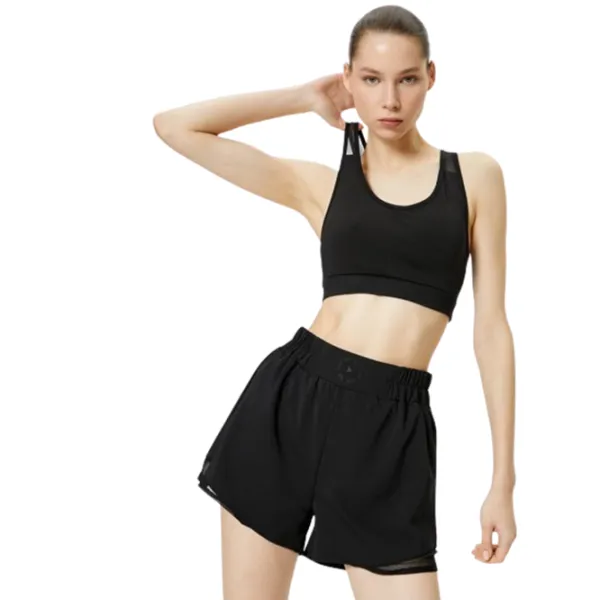 Pantaloni scurți pentru femei Koton 4SAK40068NK M/ Black photo 1 Pantaloni scurți pentru femei Koton 4SAK40068NK M/ Black photo 1