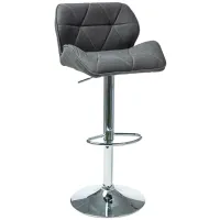 Scaun de bar Signal C-122 Stofă/ Metal/ Dark Grey