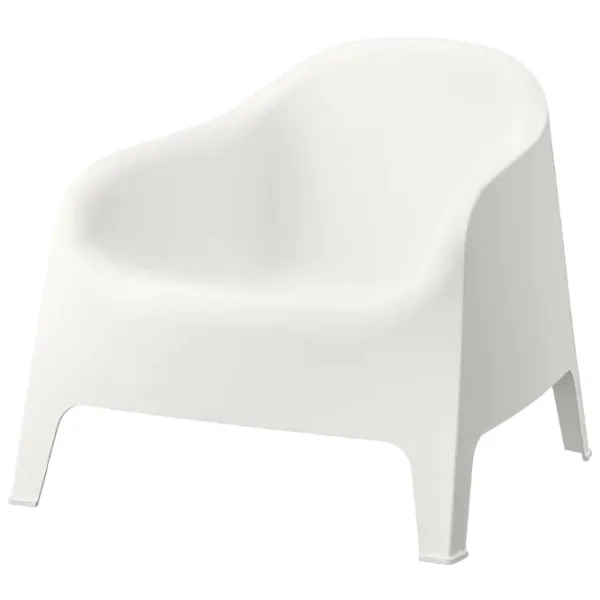 Scaun de grădină Ikea Skarpo Plastic/ Plastic/ White photo 1 Scaun de grădină Ikea Skarpo Plastic/ Plastic/ White photo 1