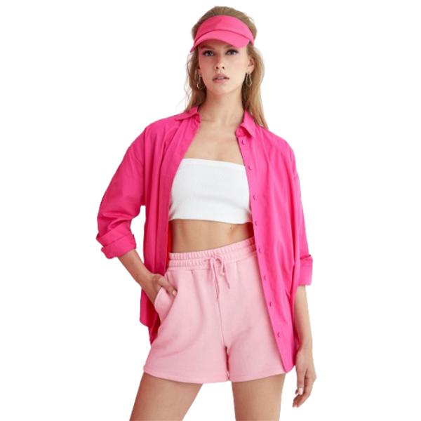 Pantaloni scurți pentru femei Koton 4SAL40005IK S/ Pink photo 1