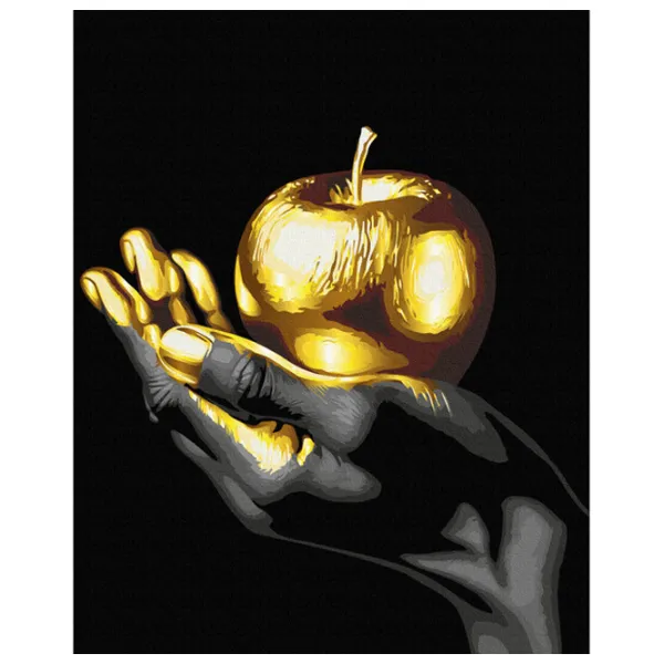 Картина по номерам BrushMe Золотой фрукт BSB0011FC 50 x 40 см/ Вертикальная photo 1