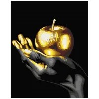 Картина по номерам BrushMe Золотой фрукт BSB0011FC 50 x 40 см/ Вертикальная