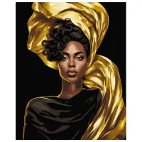 Картина по номерам BrushMe Drama de aur BSB0009FC 50 x 40 см/ Вертикальная