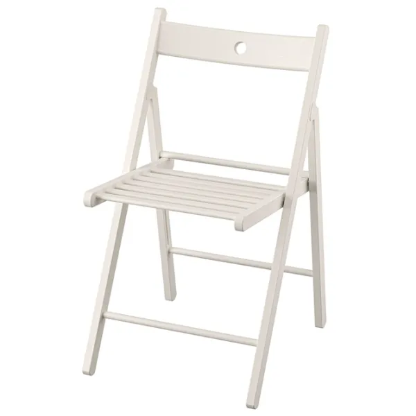 Садовый стул Ikea Frosvi Массив/ Дерево/ Белый photo 1