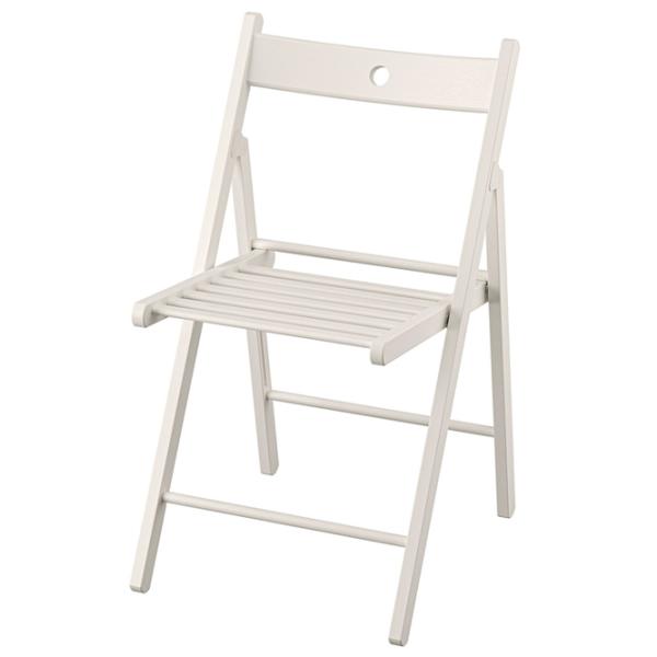 Садовый стул Ikea Frosvi Массив/ Дерево/ Белый photo 1