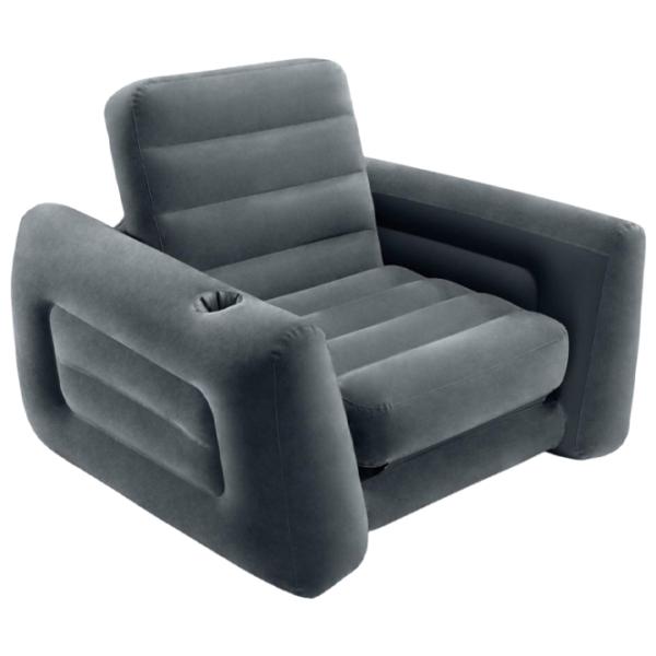 Fotoliu gonflabil Intex 66551 224 x 117 x 66/ Gray photo 1
