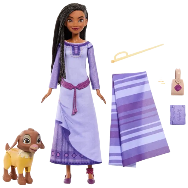 Кукла Mattel Disney Wish Asha of Rosas Posable HPX25  принцесса / 3+ photo 1 Кукла Mattel Disney Wish Asha of Rosas Posable HPX25  принцесса / 3+ photo 1