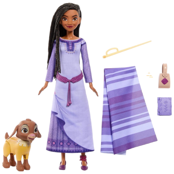 Кукла Mattel Disney Wish Asha of Rosas Posable HPX25  принцесса / 3+ photo 1 Кукла Mattel Disney Wish Asha of Rosas Posable HPX25  принцесса / 3+ photo 1