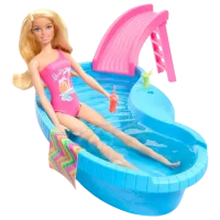 Кукла Barbie Blonde With Pool HRJ74 модель / 3+