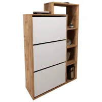 Обувной шкаф Fabulous Lego 143см x 90см x 32см/ Pine/ Сосна