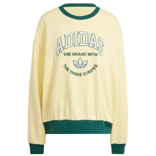 Jachetă sport pentru femei Adidas Vrct Sweat S/ Yellow photo 1 Jachetă sport pentru femei Adidas Vrct Sweat S/ Yellow photo 1