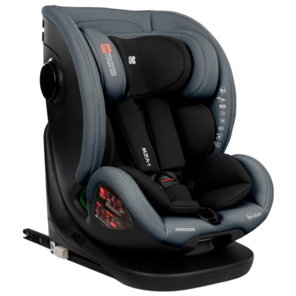 Scaun auto Kikka Boo i-View i-SIZE  0 luni - 12 ani / 36 kg / Gray photo 1