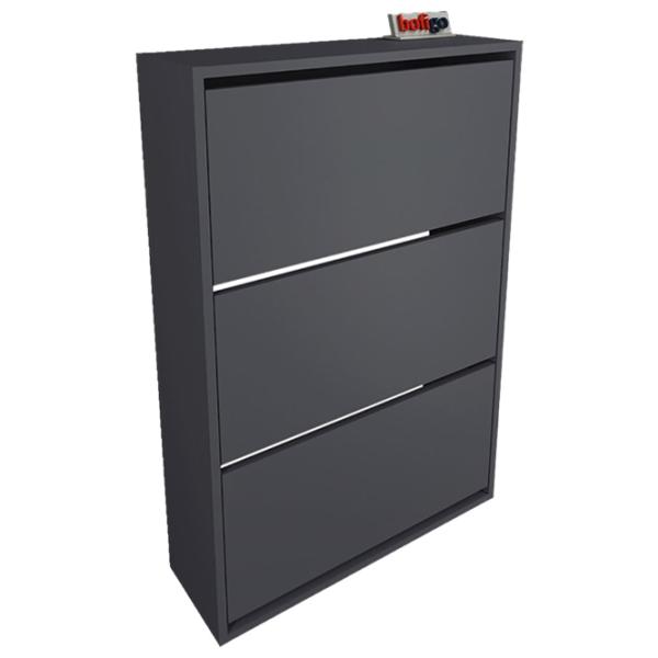Dulap pentru încălțăminte Fabulous 3D 110 x 73.6 x 24/ Anthracite/ Anthracite photo 1