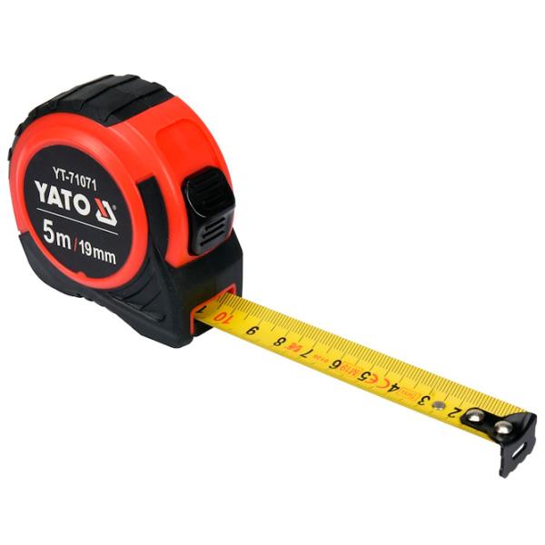 Рулетки Yato YT71071 5 м/ Красный photo 1