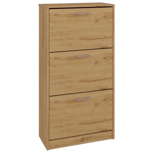 Обувной шкаф TopEshop Paula 116см x 60см x 28см/ Дуб артисан/ Кустарный дуб photo 1 Обувной шкаф TopEshop Paula 116см x 60см x 28см/ Дуб артисан/ Кустарный дуб photo 1
