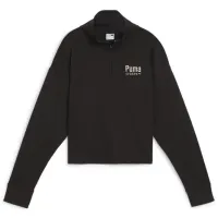 Спортивная куртка для женщин Puma Team Half Zip Crew Tr S/ Черный