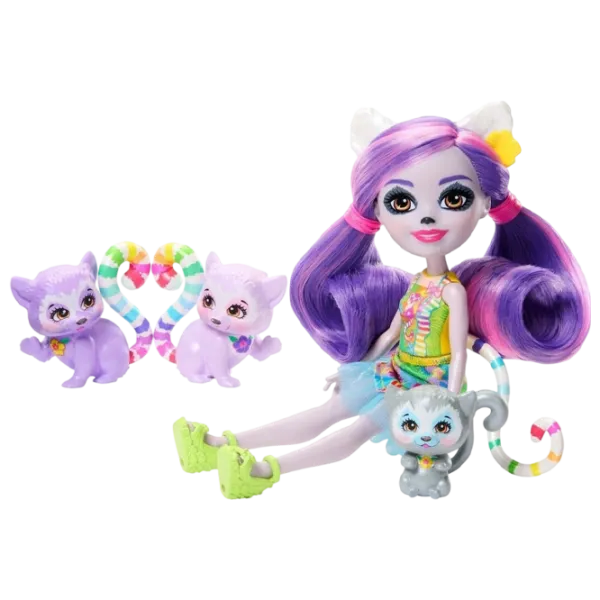 Кукла Enchantimals Sunshine Beach Lorinda Lemur Family HRX86 модель/ 3+ photo 1