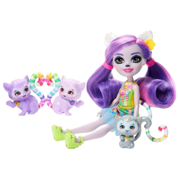 Кукла Enchantimals Sunshine Beach Lorinda Lemur Family HRX86 модель/ 3+ photo 1