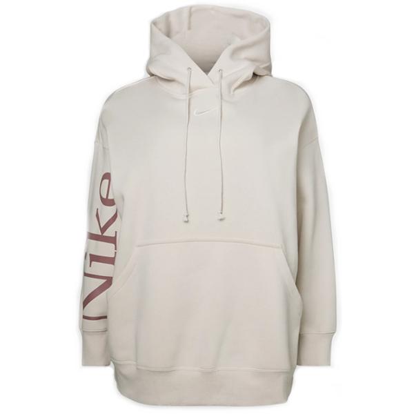 Спортивная куртка для женщин Nike W Nsw Phnx Flc Os Logo Hdy S/ Бежевый photo 1 Спортивная куртка для женщин Nike W Nsw Phnx Flc Os Logo Hdy S/ Бежевый photo 1