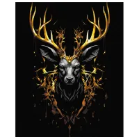 Картина по номерам BrushMe Лесная корона BSB0005FC 50 x 40 см/ Вертикальная