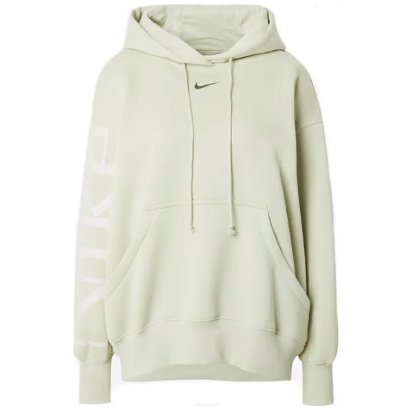 Спортивная куртка для женщин Nike W Nsw Phnx Flc Os Logo Hdy M/ Light Green photo 1