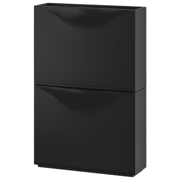 Обувной шкаф Ikea Trones 39см x 52см x 18см/ Black/ Черный photo 1