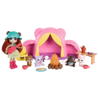 Набор Enchantimals Camping HTW71  Животные / 4+