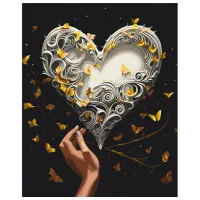 Картина по номерам BrushMe Танец бабочек BSB0015FC 50 x 40 см/ Вертикальная