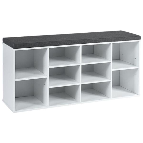 Стеллаж для обуви Costway HW63680WH 48см x 104см x 30см/ White/ Белый photo 1