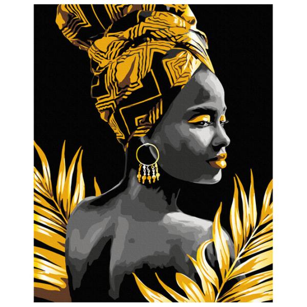 Картина по номерам BrushMe Aфриканская женщина BSB0013FC 50 x 40 см/ Вертикальная photo 1 Картина по номерам BrushMe Aфриканская женщина BSB0013FC 50 x 40 см/ Вертикальная photo 1