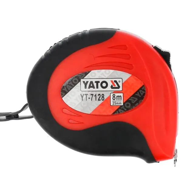 Рулетка Yato YT7128 8 м/ Красный photo 1