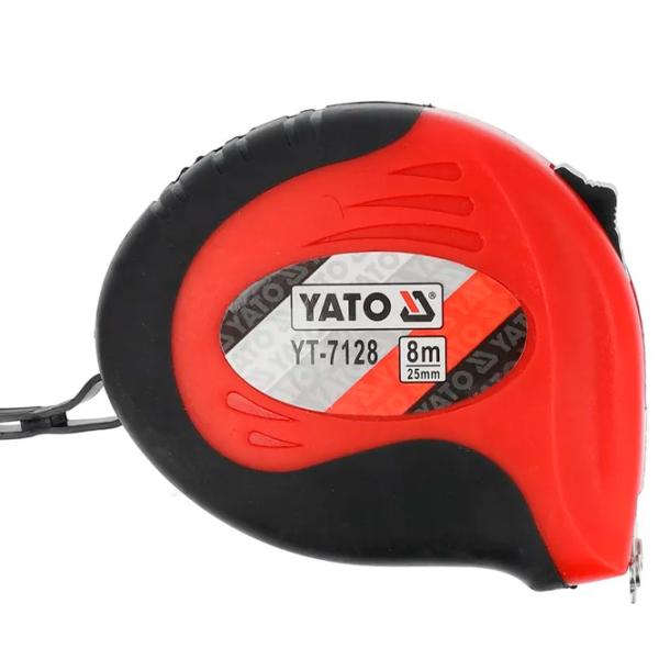 Рулетка Yato YT7128 8 м/ Красный photo 1