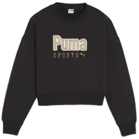 Jachetă sport pentru femei Puma Team Oversized Crew Tr XS/ Black