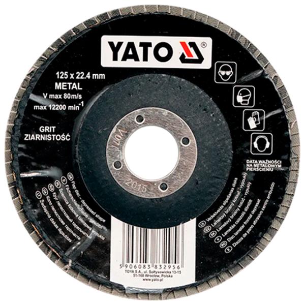 Диск лепестковый Yato YT83275  photo 1