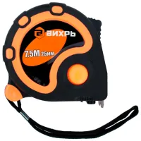 Рулетка Vihri R731114 7.5 м/ Черный