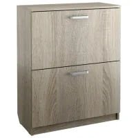 Dulap pentru încălțăminte BonMebel O-1 87 x 70.4 x 33.2/ Stejar Sonoma/ Stejar Sonoma