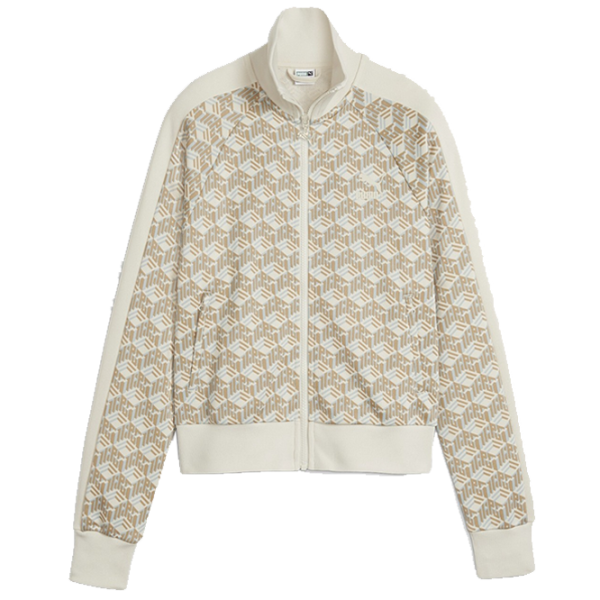 Jachetă sport pentru femei Puma T7 Aop Track Jacket Prairie Tan-AOP L/ Beige photo 1