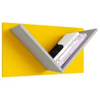 Полка Polini Kids Mirum 5Y ЛДСП/ Серый